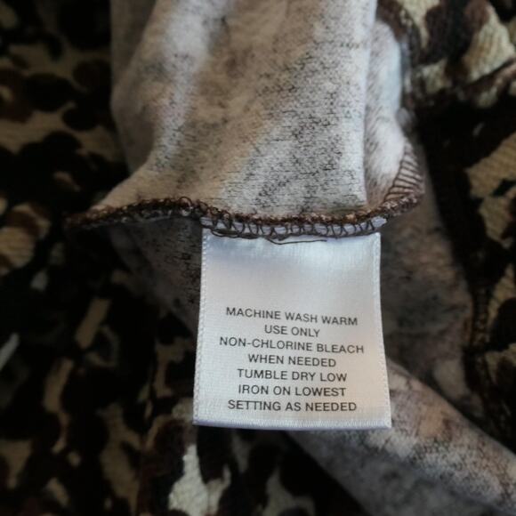 Liz Baker Jacket Womens XL Abstract Big Cat Blazer Sweater Cardigan Cheetah - Picture 11 of 11